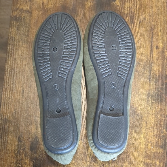 Hot Kiss Women's Olive Green Flats - Picture 8 of 12